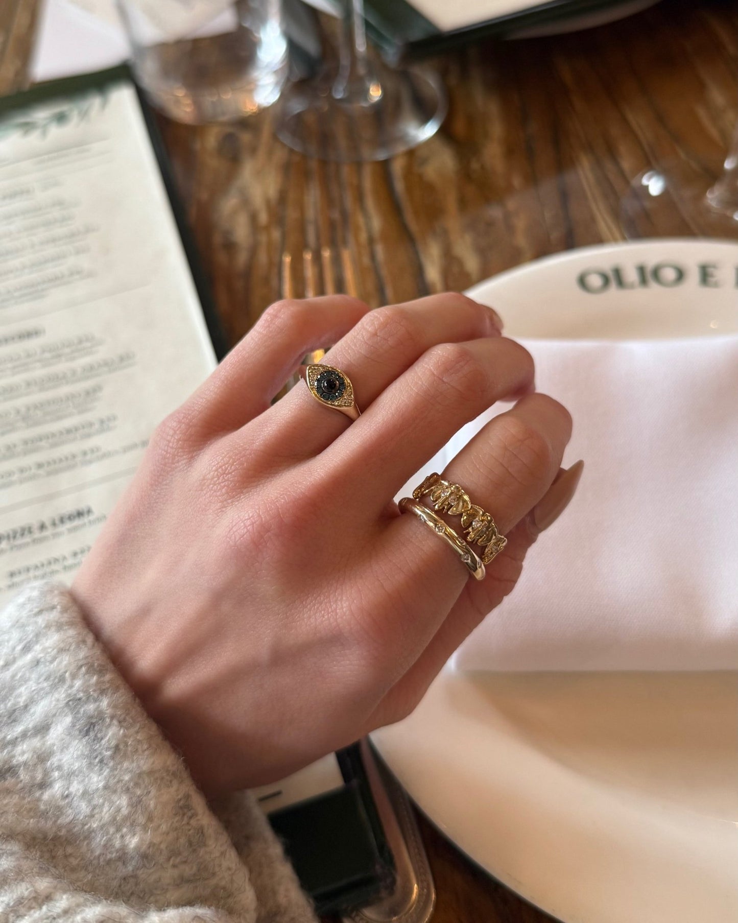 Evil Eye Ring - J.Tyler