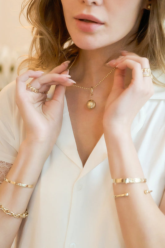 Zodiac Spinning Full Moon Pendant - J.Tyler