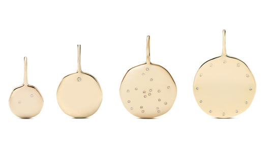 Zodiac Medallion Coin Pendant