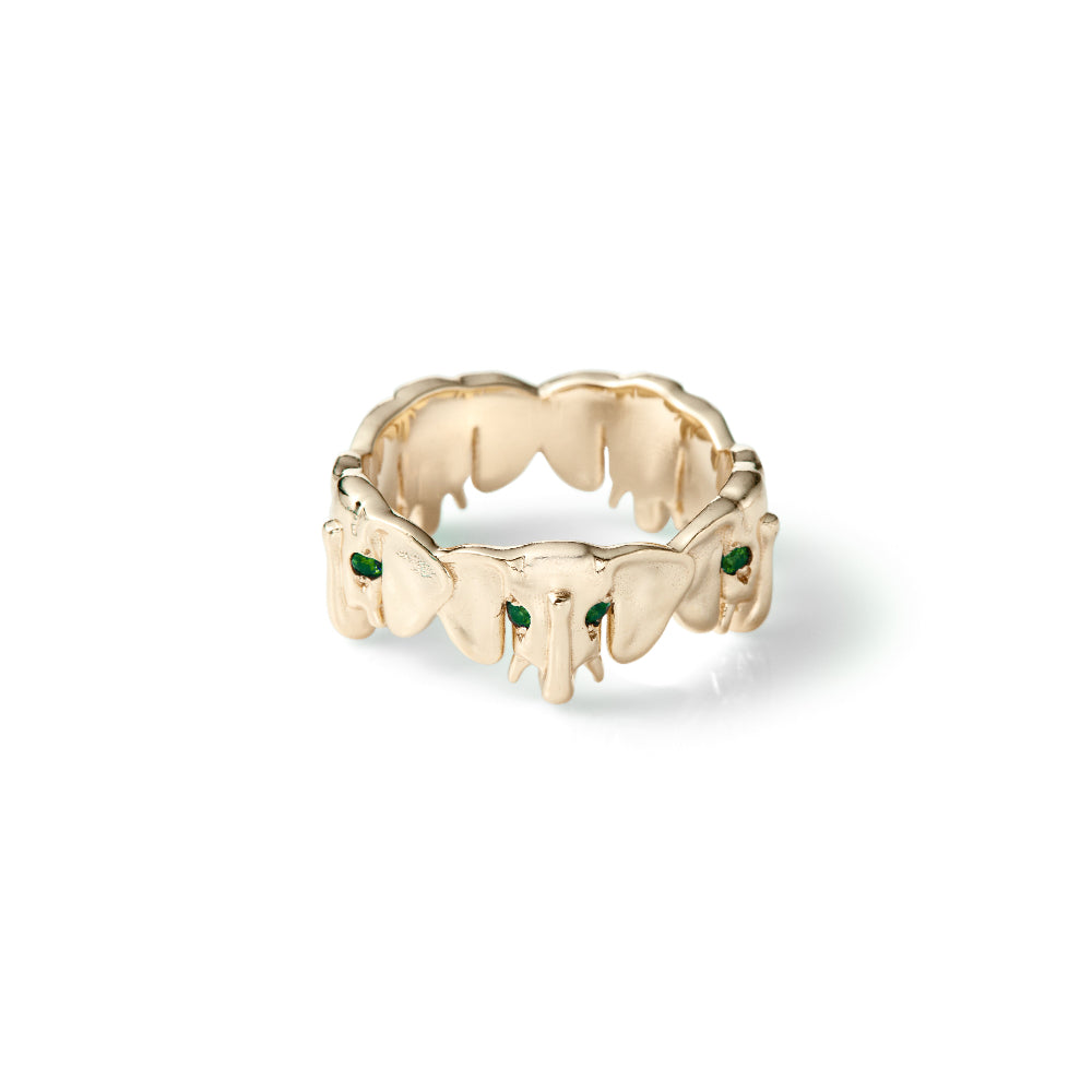 Large Elephant Eternity Band