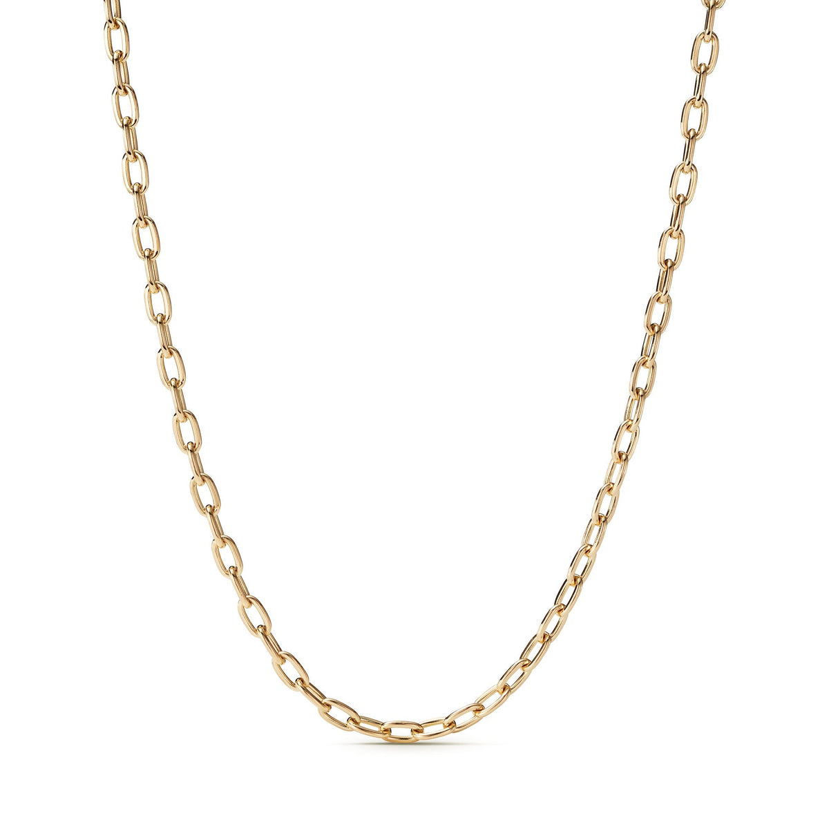 Open Link Cable Chain – Italian 14K Gold Necklace | J.Tyler Jewelry