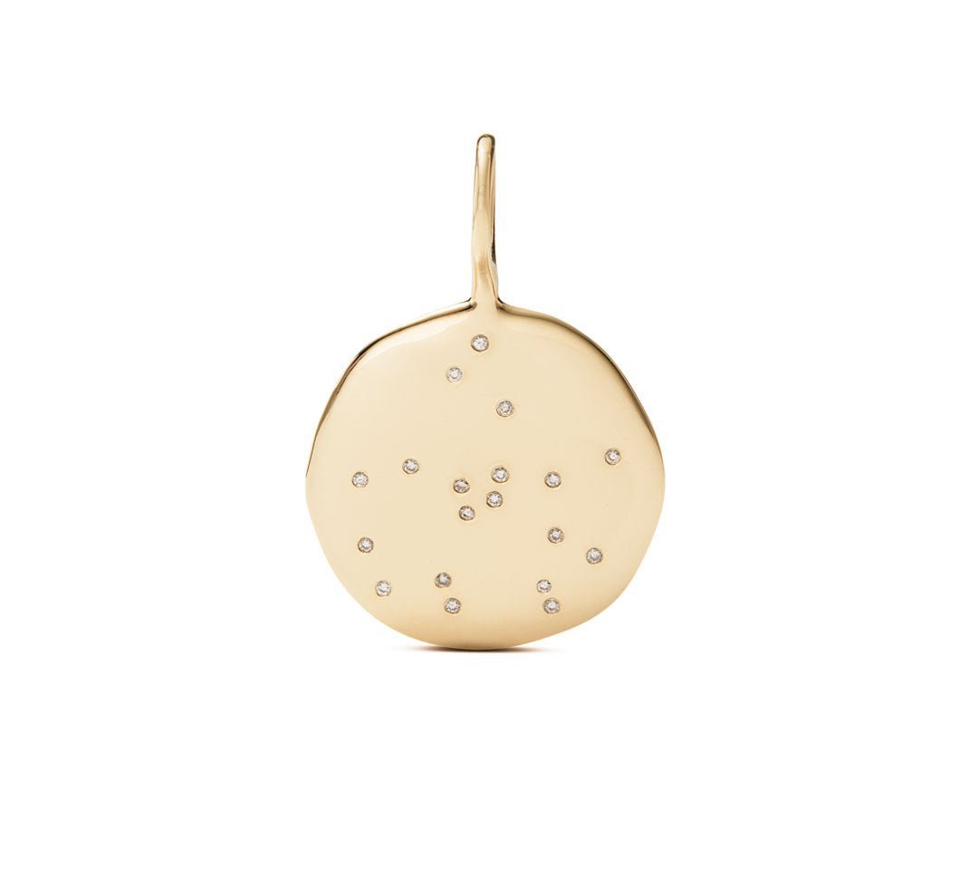 Zodiac Medallion Coin Pendant - J.Tyler